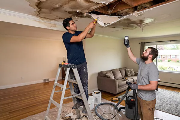 Ceiling Water Damage Restoration Placentia