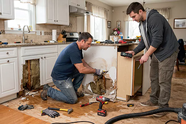 Kitchen Water Damage Repair Placentia