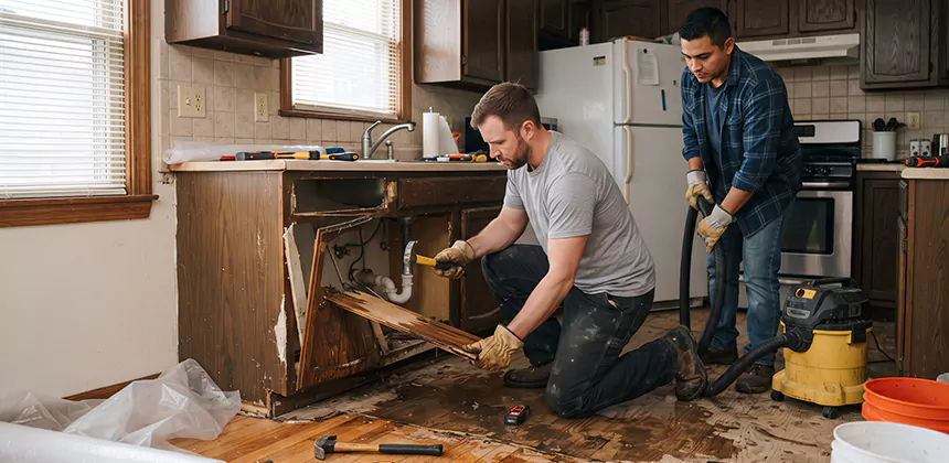 Repairing Water Damaged MDF Cabinets in Placentia