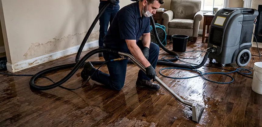 Hardwood Floor Water Extraction in Placentia